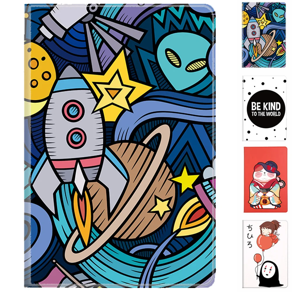 

Case for Huawei Mediapad M6 8.4 8.4-inch VRD-W09/AL09 Tablet TPU cover folio stand smart soft case+screen protector Coque Capa