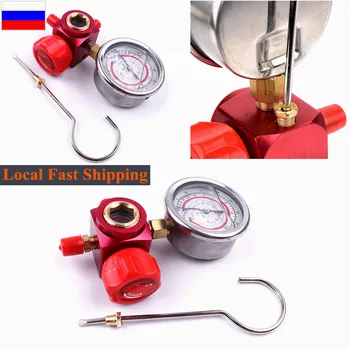 

Air Conditioning Refrigerant Manifold Gauge Manometer Valve Tool High Pressure Refrigerant Gauge For R410A R22 R134A