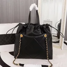 Новинка, осенне-зимняя женская сумка из овечьей кожи, Высококачественная вместительная сумочка, дизайнерская Роскошная брендовая