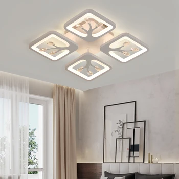 

New led Chandelier For Living Room Bedroom Home chandelier by sala Modern decor Led Ceiling Chandelier Lamp Lighting chandelier
