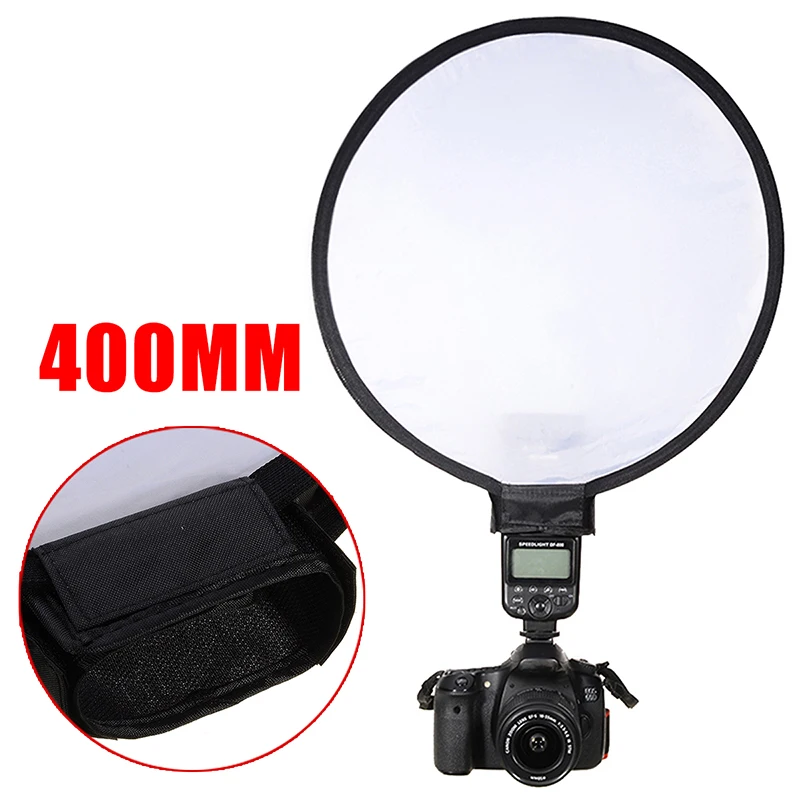 Новые 40 см круглый диск вспышка Softbox диффузор термостойкого для Камера вспышка фотовспышка вспышка для фотосъемки