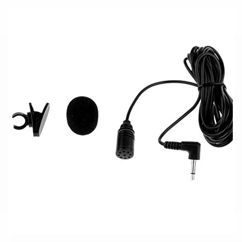 Mini 3.5mm Active Clip Microphone with Mini USB External Mic Audio Adaptor Cable for Go Pro Hero 3 3+ 4 Sports Camera PC Laptop
