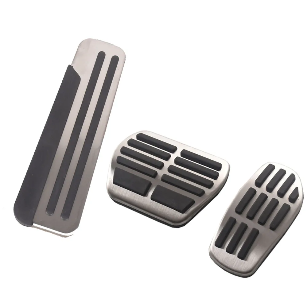 Sport Stainless Steel Fuel Brake Footrest Pedal M/AT For Nissan Rogue 2010-Qashqai J11 Rogue SPORT 2012 -