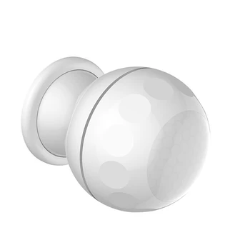 

White WiFi PIR Motion Sensor Home Alarm System with netic Bracket Super Mini Shape