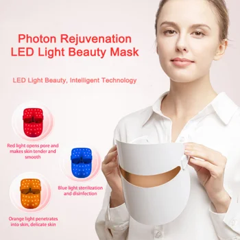 

LED Facial Mask Photon Belleza Facial Beauty Skin Rejuvenation Masque LED Face Mask Therapy Anti Wrinkle Acne Tighten Skin Tool