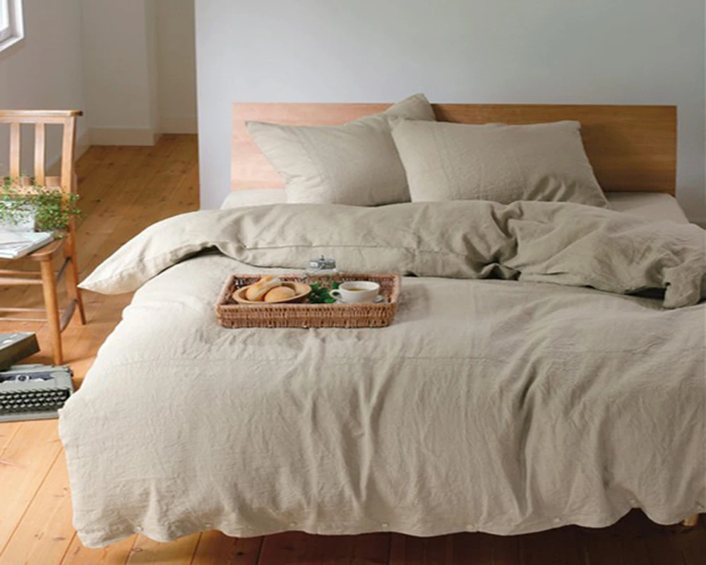 

French Linen Bed Sheet Set queen Size Washed Flax Pure Linen Sheets Children Flax Bed Linen Fitted Sheets Bedcover 72"x84"x17