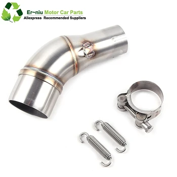 

Motorcycle Connector link contact middle pipe Slip On for YAMAHA R3 R25 MT03 MT25 2013 2014 2015 2016 2017 2018