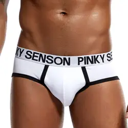 Pinkysenson Брендовые мужские трусы нижнее белье хлопок мужские трусы Короткие шорты чистый мужской сплошной cueca