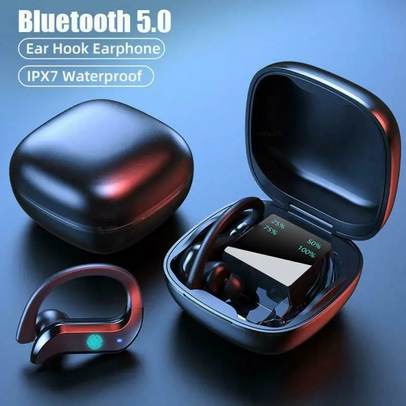 Беспроводные Bluetooth-наушники TWS водонепроницаемая IPX7 стереогарнитура с