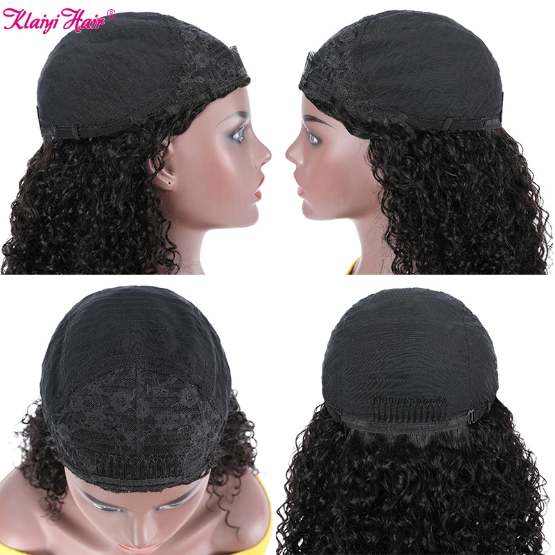 half wig jerry curly
