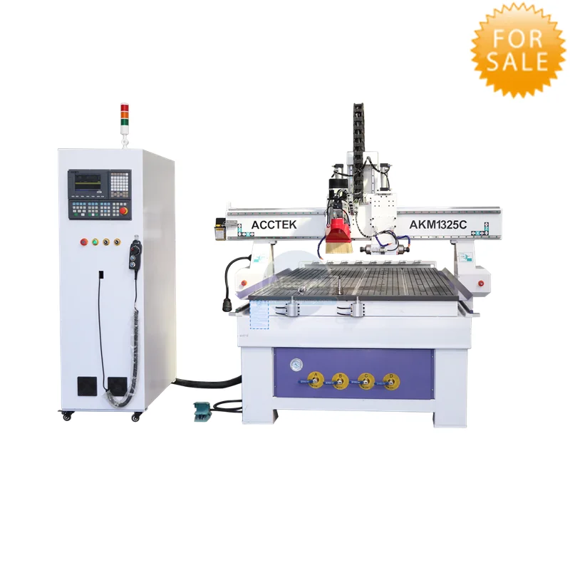 

1325 wood engraving machine atc cnc router with horizontal spindle for wooden door