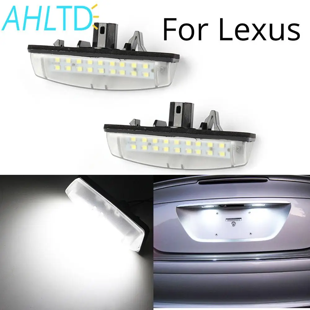 2 шт. номер Подсветка регистрационного номера для Toyota Camry/Aurion Avensis Verso эхо Prius LEXUS Is200/Is300 1999~ 2005 Canbus 12 В led лампа