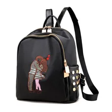 Стильный рюкзак в Корейском стиле, женская сумка с заклепками, повседневный рюкзак для девочек