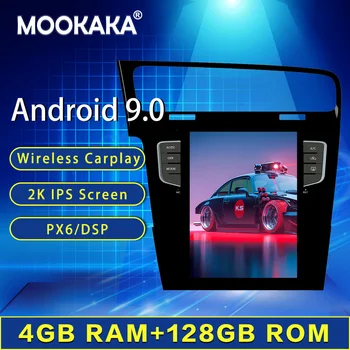 

128G Tesla Android For Volkswagen VW GOLF 7 2014-2018 Car Multimedia Radio Stereo Player GPS Navigation Head unit Carplay DSP