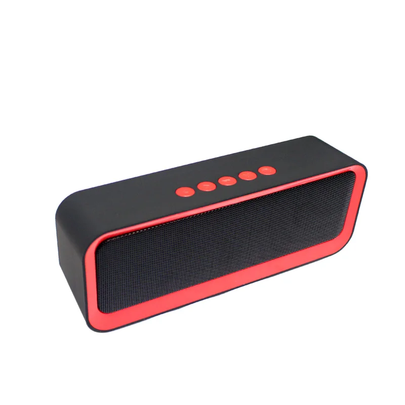 Mini Portable Bluetooth Speaker EBS-308 Metal Mesh Colorful Frame TF Card and U-disk Wireless Stereo Music Player Gadget Gift