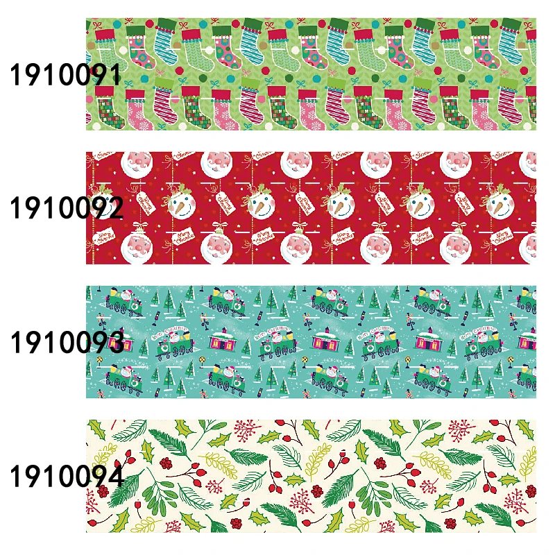 Праздничный праздник liston 25 мм 38 мм 75 мм Рождественская лента для упаковки подарков
