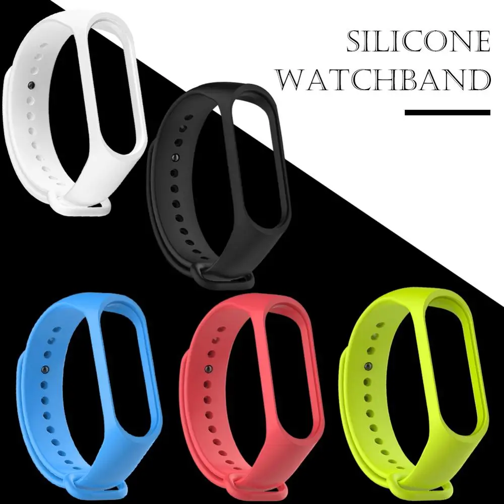 Силиконовый ремешок на запястье браслет ремень для Xiaomi Mi Band 4 браслеты Global Smart watch