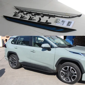 

2 Pcs Fixed Door Running Boards Side Step Nerf Bar Protector Fit for Toyota- RAV4 RAV 4 2019 2020 2021