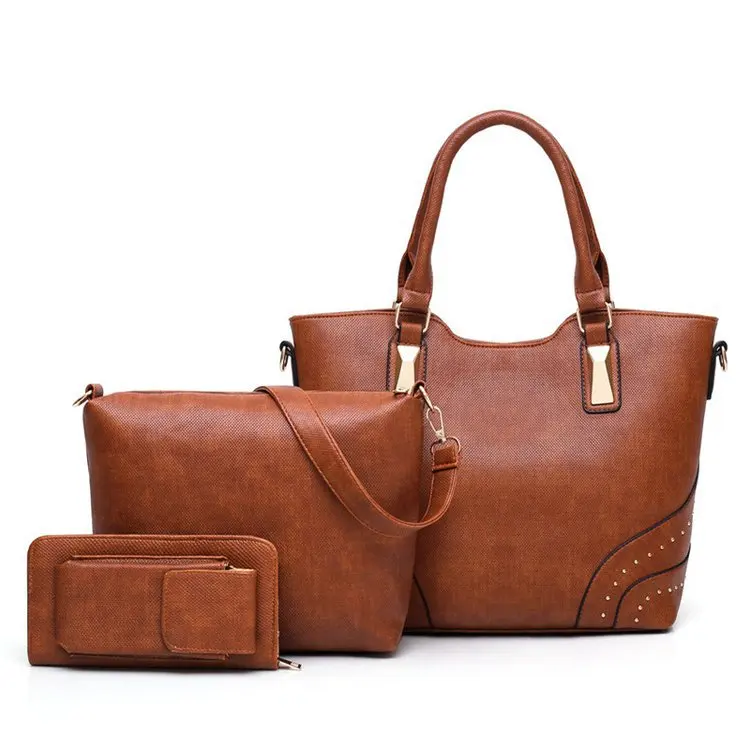 

Different Size Bags Women's 2019 Autumn And Winter New Style Korean-style Three-piece Set Bag Women's Simple Versatile Large Cap