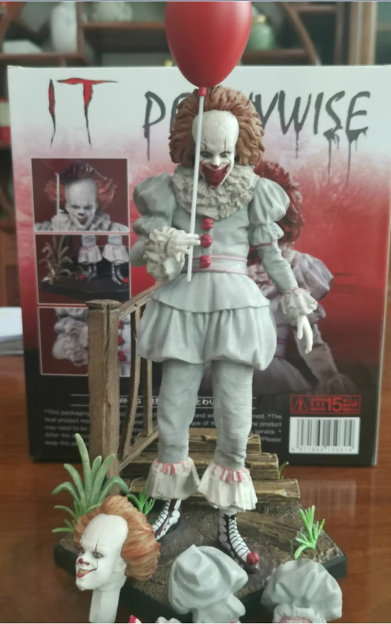 9 дюймов IT Pennywise Joker Stephen King's Iron Studio фигурка Коллекционная Рождественская игрушка ужас Хэллоуин