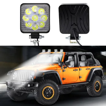

2x 27W 9-LED 2700lm Car Working Light Bar Off-Road Driving Boat Truck Fog Lamp