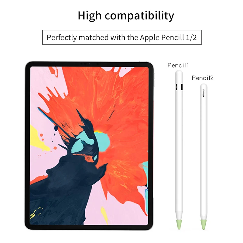 Для Ipad Pencil 1st и 2nd 8 шт. защитный наконечник Чехол Стилус силиконовый сменный защитный наконечник чехол перо обложка кожа стилус