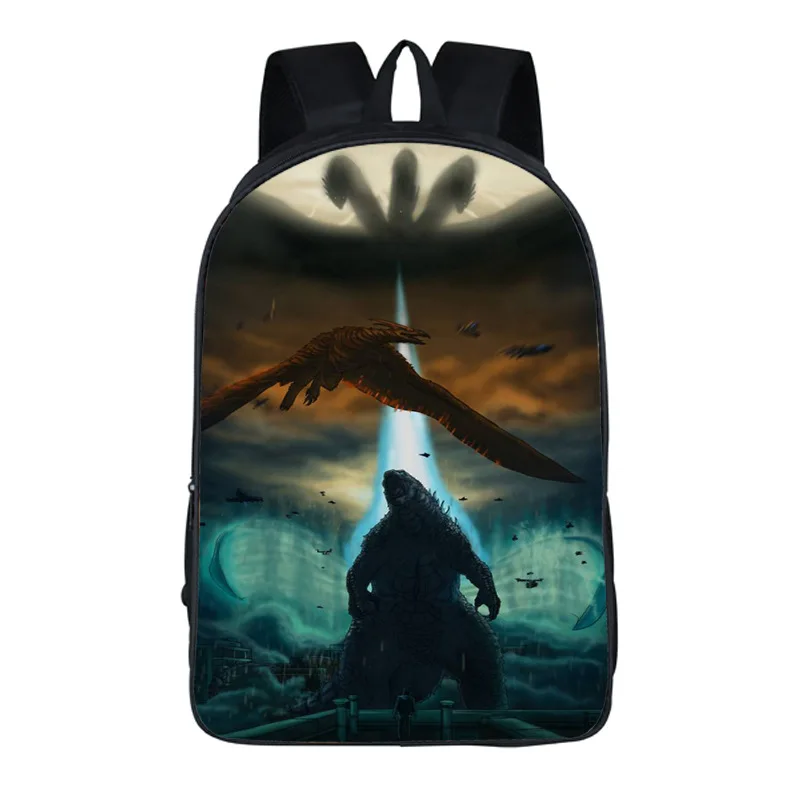 Godzilla сумка Mochila Детская школьная милая сумка с мультяшным принтом милый аниме рюкзак в детский сад сумка игрушки для детей 16 дюймов