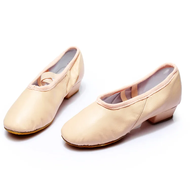 

Female Teachers Gymnastics Body Adult Modern Ballet Shoes Dance Shoes Soft Bottom Leather Practice Shoes