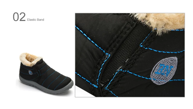 Зимняя обувь; женские водонепроницаемые ботильоны унисекс; женские зимние ботинки на нескользящей подошве; теплые плюшевые хлопковые ботинки для пары; Прямая поставка; размера плюс