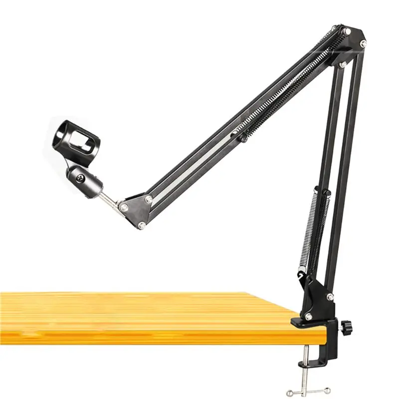 Universal Microphone Stand Holder Bracket Mic Stand Professional Desktop Mic Bracket For Live Broadcast