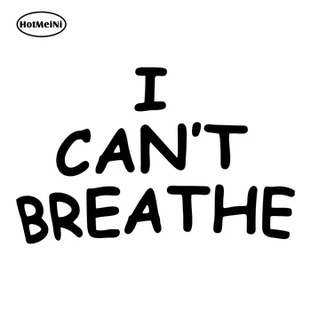 

HotMeiNi I can't breathe Car Sticker Decal Cartoon Animal Car Styling Vinyl Graphic Waterproof Car Assessoires 15cm x 9.5cm