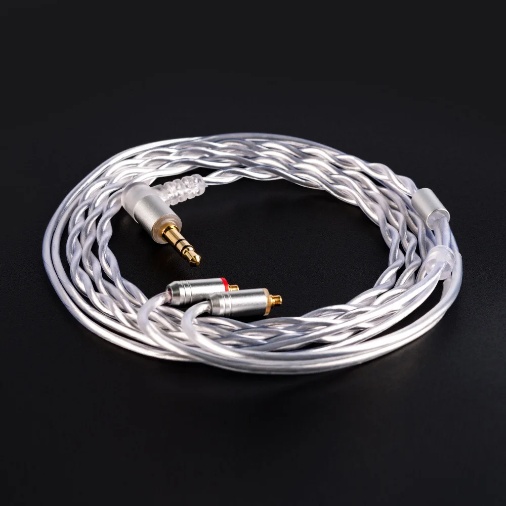 Yinyoo 2 ядра один Кристалл Медь обновленный кабель 3,5 мм Баланс кабель с MMCX/2Pin для ZSN ZS10 PRO ZSX C12 C16 CA4
