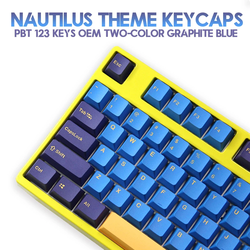 ノーチラステーマのグラファイトとブルーのキーボードキャップ 123キー Bluetooth 2色 メカニカルキーボード用 完全なセット H60 64 68 84 87 98 104 Mice Keyboards Accessories Aliexpress ノーチラステーマのグラファイトとブルーのキーボードキャップ 123キー Bluetooth 2色 メカニカルキーボード用 完全なセット H60 64 68 84 87 98 104 Mice Keyboards Accessories Aliexpress