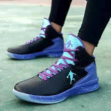 Мужские ботинки для баскетбола с высоким берцем, мужские кроссовки для баскетбола, амортизирующий светильник, Нескользящие дышащие уличные спортивные кроссовки, обувь