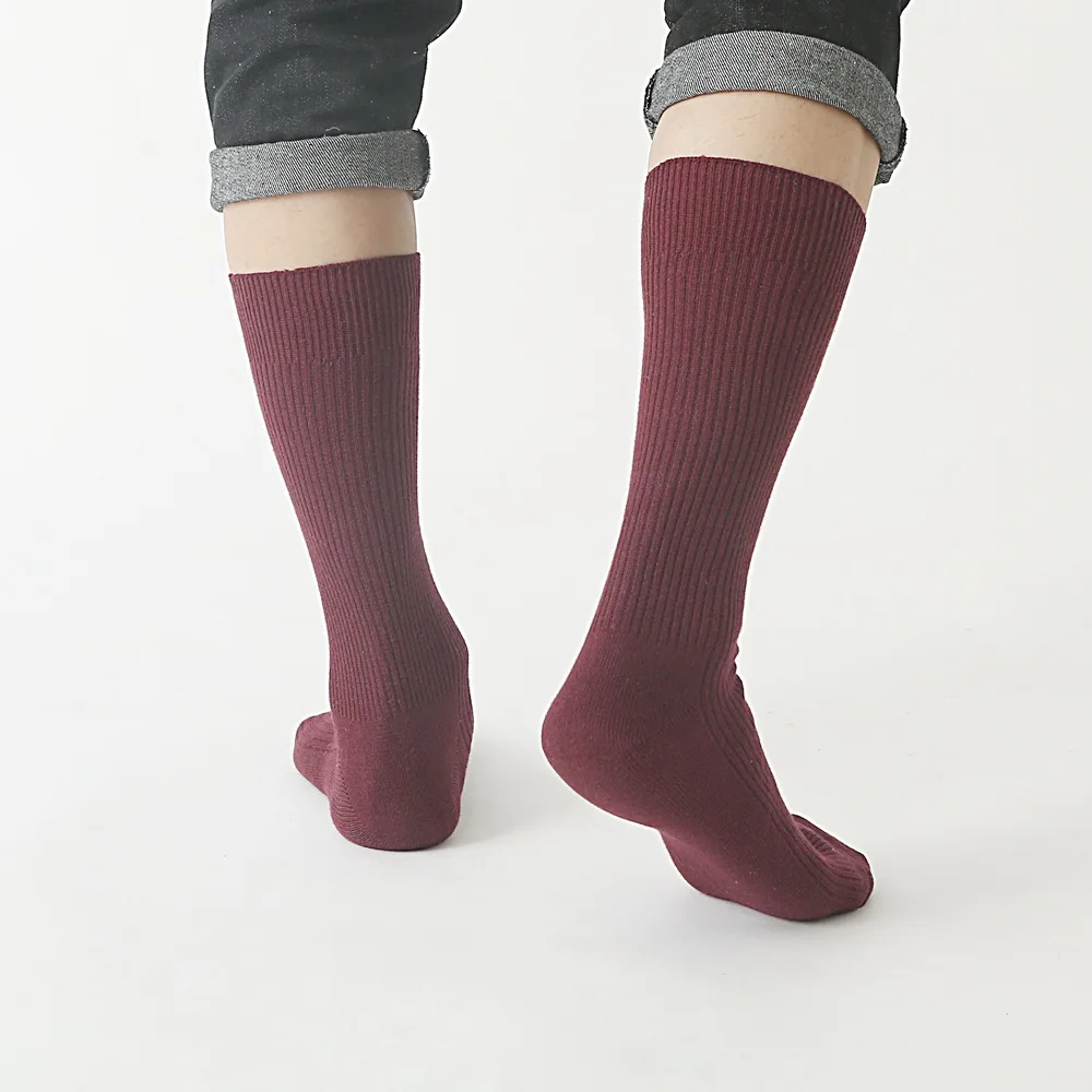 Jeseca осень-зима толстые теплые носки для мужчин Harajuku уличная мода носки с круглым вырезом хлопковые трикотажные мягкие деловые мужские носки