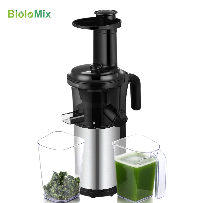 200W 40RPM Stainless Steel Masticating Slow Auger Juicer Fruit and Vegetable Juice Extractor Compact Cold Press Juicer Machine|Juicers|   - AliExpress