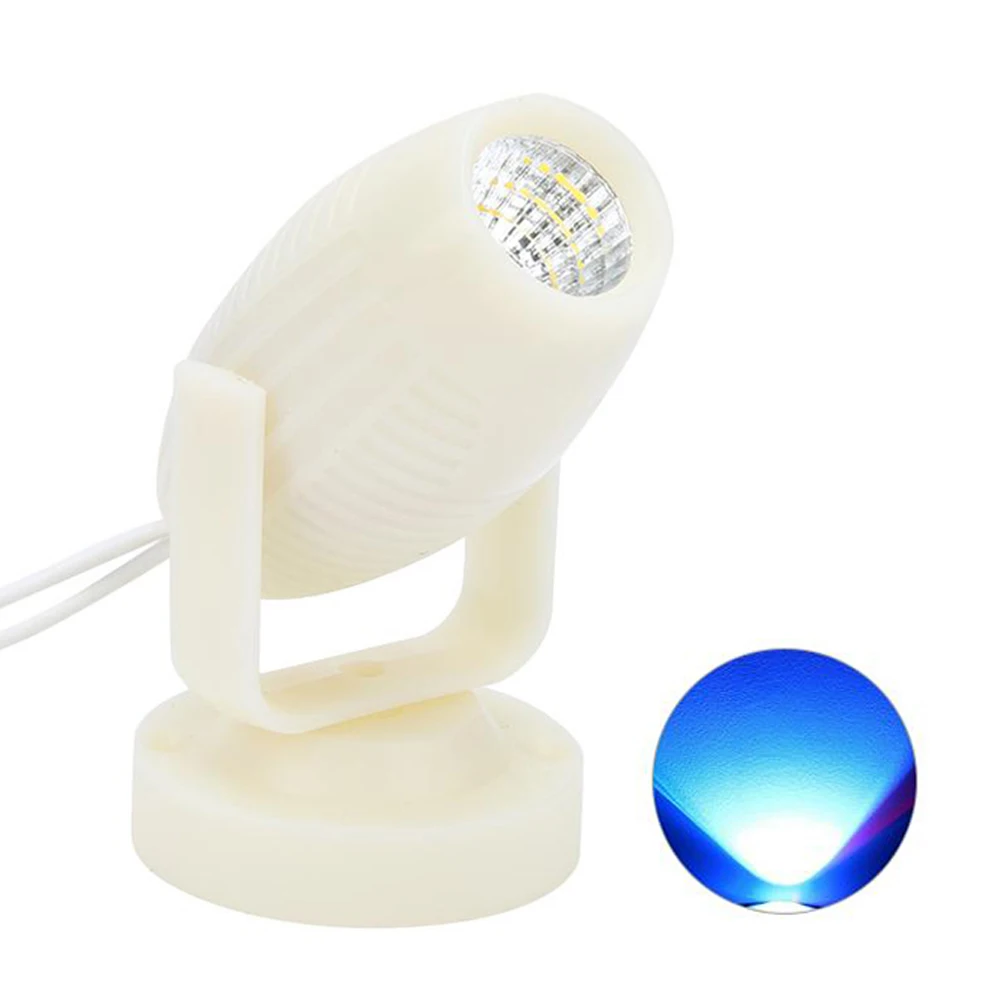 White Blue Мини Портативный RGB светодиодный луч Точечный светильник сценический светильник ing Effect DJ KTV домашние рождественские вечерние Dsico светодиодный сценический светильник ing точечный лазерный светильник - Цвет: White Blue