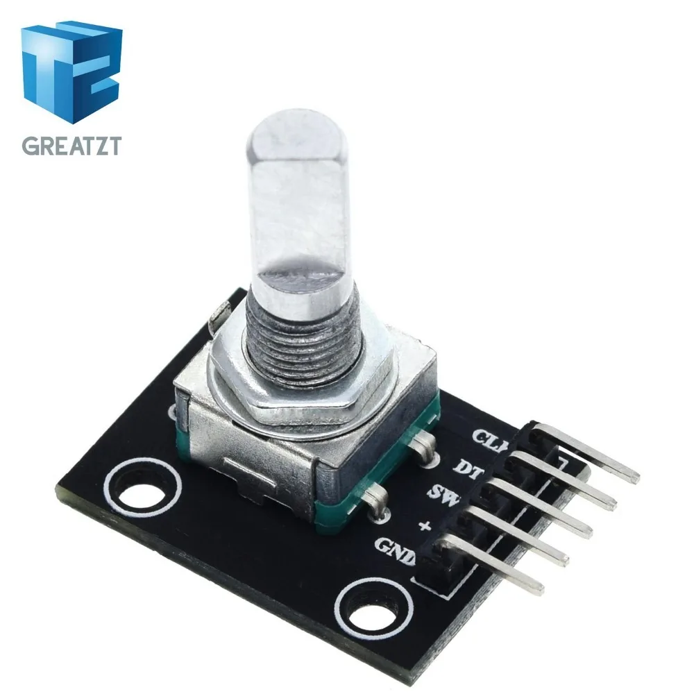 GREATZT 360 градусов кодер модуль для Arduino кирпич сенсор переключатель развитию KY-040 с шпильки