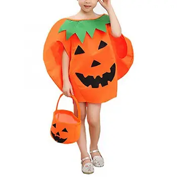 

Halloween Costume Cosplay 3pcs/set Lovely Kids Children Halloween Festival Pumpkin Costume Party Clothes Decoration