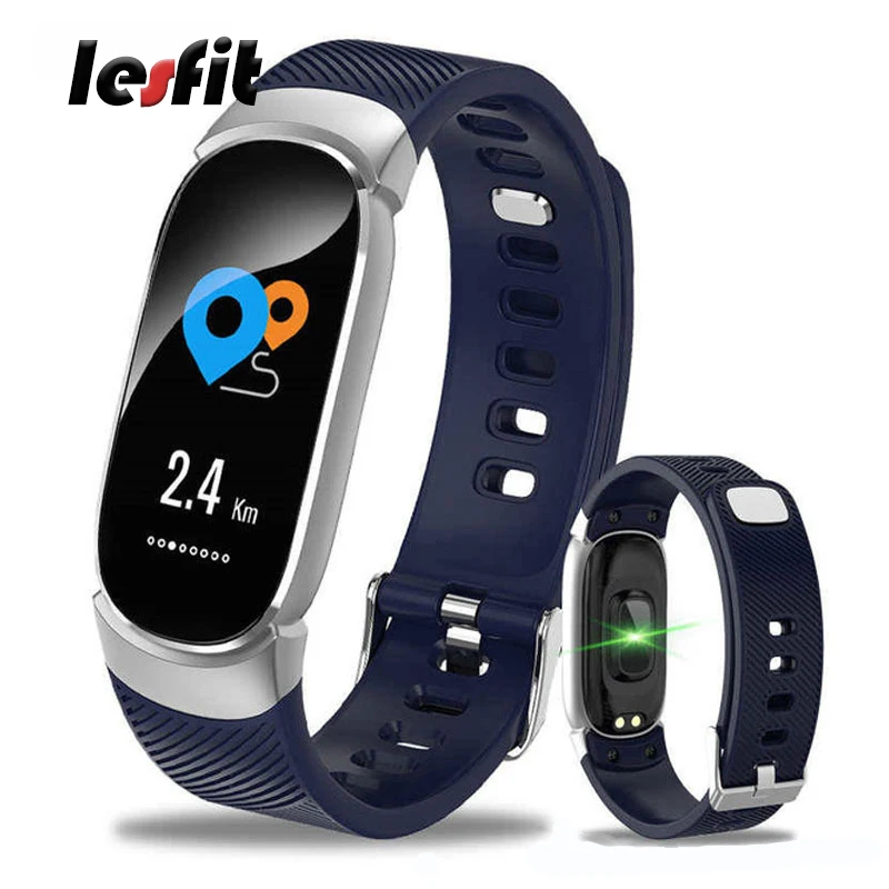 

Lesfit Smart Rechargeable Bracelet Electronic Watches Child Digital Clock Wristband Bluetooth Smartwatch Fitness Tracker Monitor