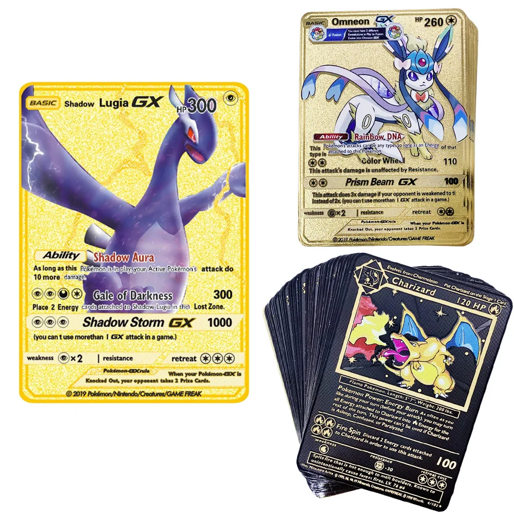 Rare 20 Styles Pokemon GX Metal Card Game collection toys | Игрушки и хобби