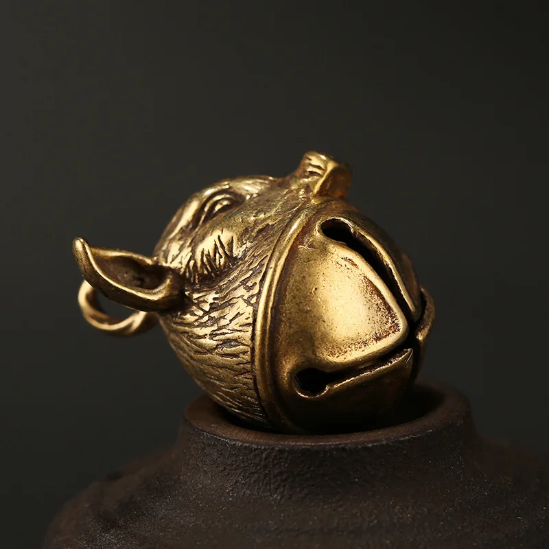 boar head bel keychain pendant (2)