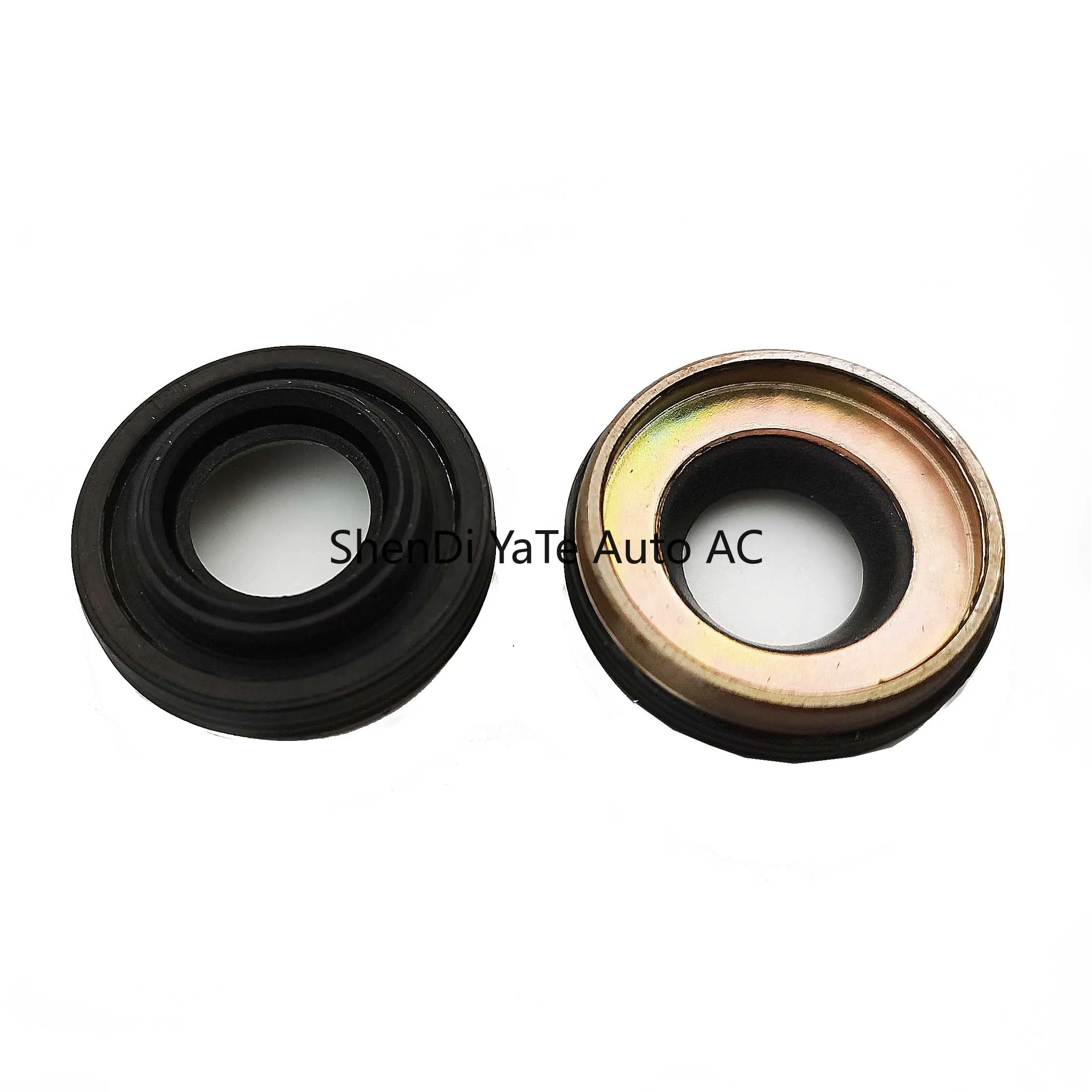 Compressor oil seal for GM V5 air conditioning compressor,Automotive/Car a/c copressor shaft seal/ LIP TYPE with RUBBER-MOUNTED