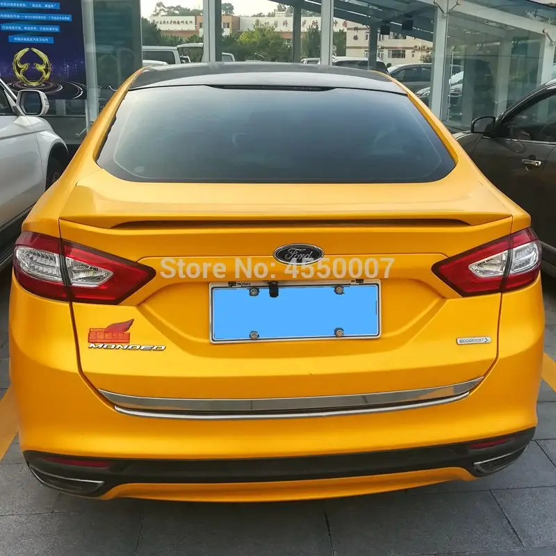 Для Ford Mondeo 2013 ABS Пластиковый материал заднее крыло спойлер для Ford Mondeo