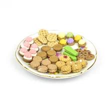 1:12 миниатюрный кукольный домик 6 стилей сэндвич печенье конфеты еда игрушка подходит для нового коллекционного подарка