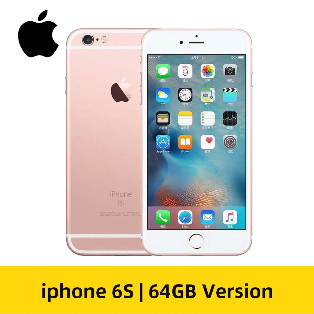 Apple iPhone 6S IOS смартфон 4,7 дюймов 12 Мп задняя камера 4G LTE мобильный телефон(используется 99% новинка - Цвет: 64GB Rose Gold