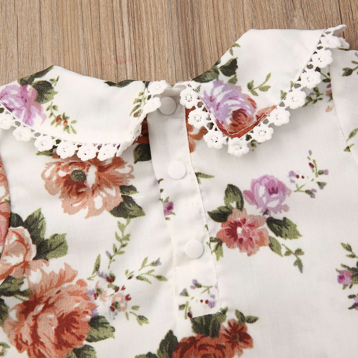 Коллекция года, Брендовое детское платье для маленьких девочек топы с длинными рукавами и цветочным воротником, кружевная блузка с цветочным рисунком юбка на бретелях, одежда в богемном стиле, осенний комплект