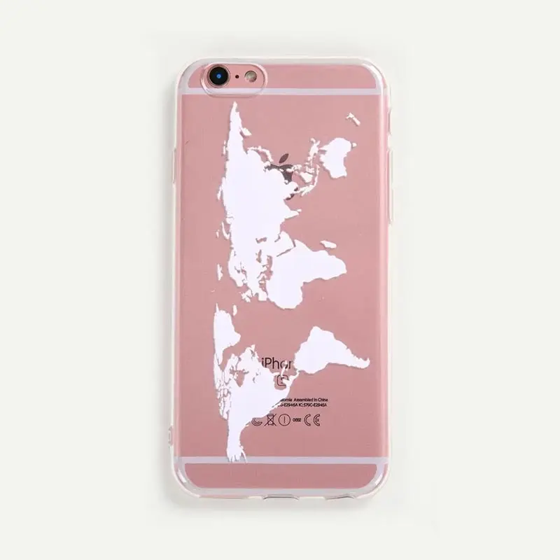 Jaomax Прозрачный чехол для телефона для iPhone 11 Pro XR XS Max XS чехол s Роскошная Карта мира Путешествия Мягкий ТПУ чехол для iPhone 6 7p 8p