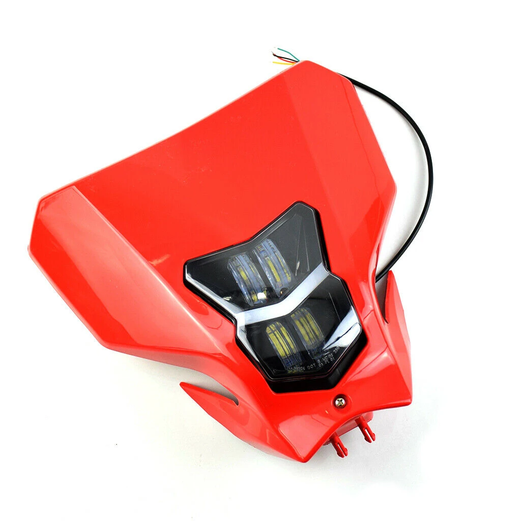 Motorcycle E13 Led Headlight Head Front Running Lamp For Honda Crf450l Crf450xr Crf 125 110 250 450 R F L Rx 19 Dirt Bike Aliexpress