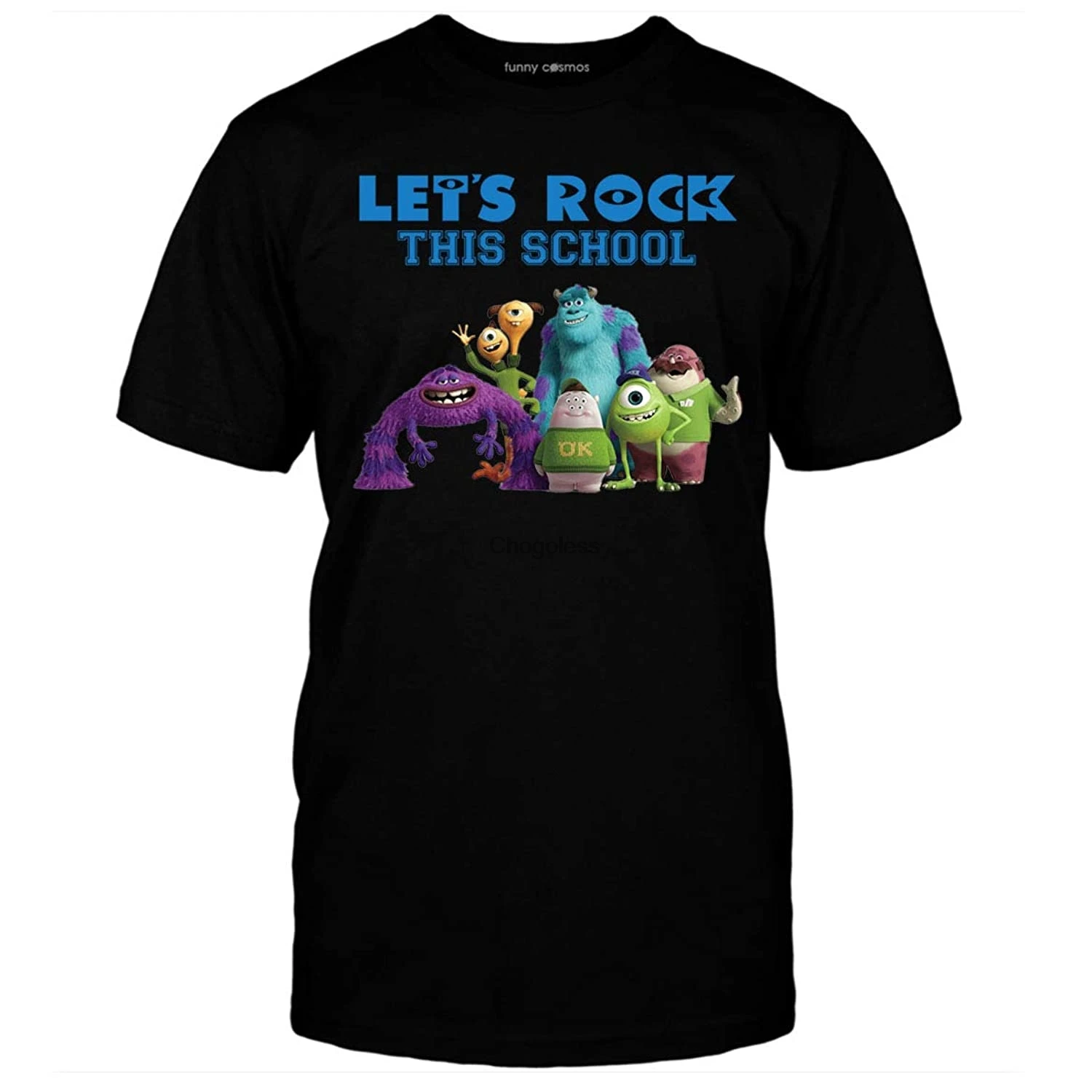 Футболка с изображением монстра влюбленного университета Let Rock эта школьная